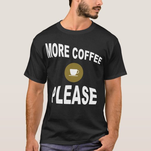 Karikatuur van koffiebrouwerij t-shirt (Voorkant)