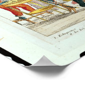 Karikatuur van Louis XVI speelschacht Poster (Hoek)