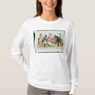 Karikatuur van Louis XVI speelschacht T-shirt