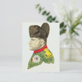 Karikatuur van Napoleon Bonaparte Briefkaart (Staand voorkant)