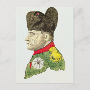 Karikatuur van Napoleon Bonaparte Briefkaart