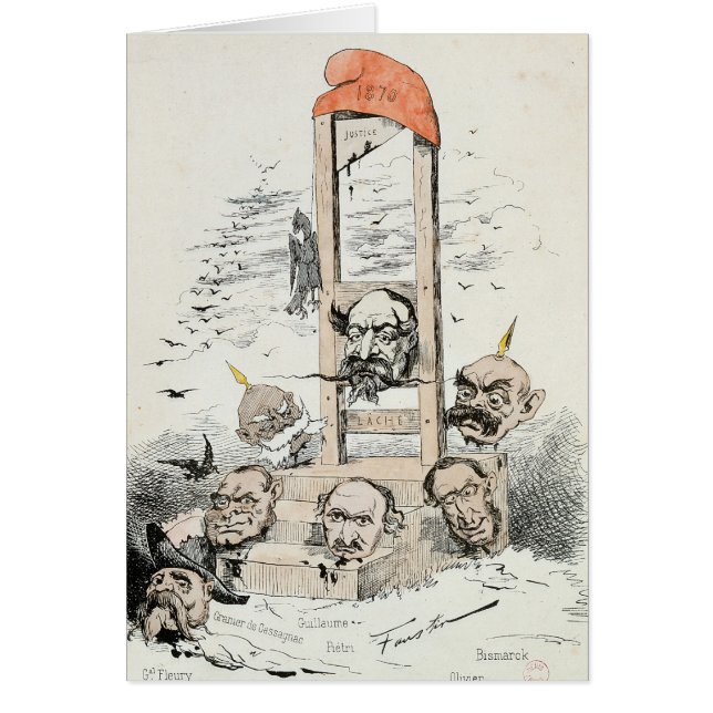 Karikatuur van Napoleon III Otto (Voorkant)