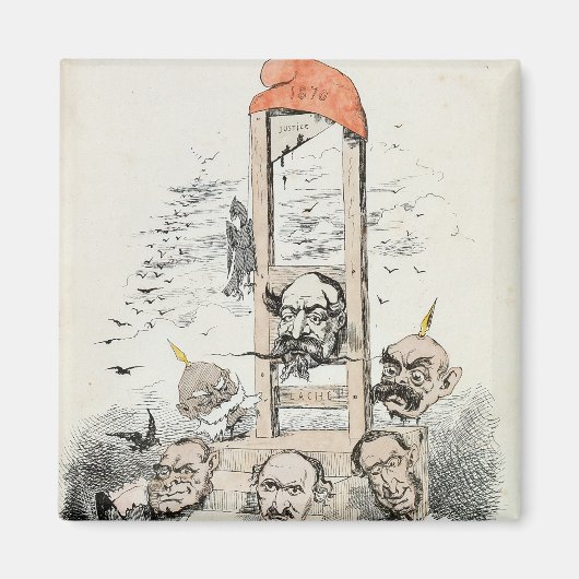 Karikatuur van Napoleon III Otto Magneet (Voorkant)