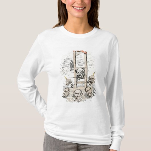 Karikatuur van Napoleon III Otto T-shirt (Voorkant)