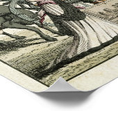 Karikatuur van quack dokters die vaccins aanbieden poster (Hoek)