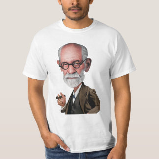 Karikatuur van Sigmund Freud T-shirt
