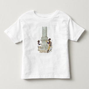 karikatuur van soldaten bij de Colonne Vendome Kinder Shirts