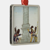 karikatuur van soldaten bij de Colonne Vendome Metalen Ornament (Rechts)