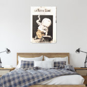 Karikatuur van Victor Hugo Canvas Afdruk (Insitu (Slaapkamer))