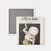 Karikatuur van Victor Hugo Magneet (Voorkant / Achterkant)