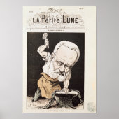 Karikatuur van Victor Hugo Poster (Voorkant)