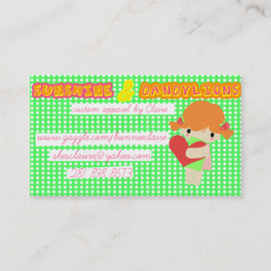 karikatuur visitekaartje