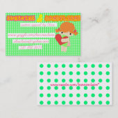 karikatuur visitekaartje (Voorkant / Achterkant)