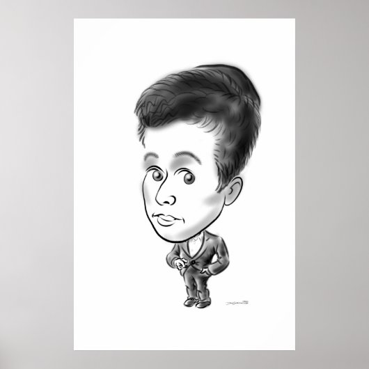 Karikatuurbord in bord 13b poster (Voorkant)