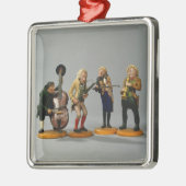 Karikatuurfiguren van muzikanten metalen ornament (Links)