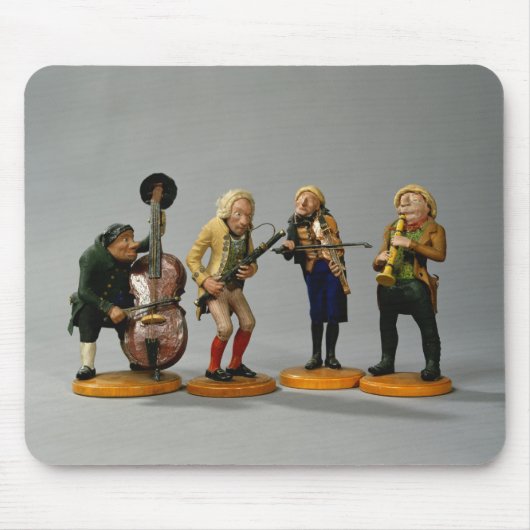 Karikatuurfiguren van muzikanten muismat (Voorkant)