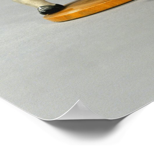 Karikatuurfiguren van muzikanten poster (Hoek)