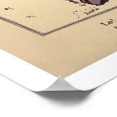 Karikatuurkaart 1868 Duitsland Poster (Hoek)