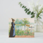 Karin bij de Shore door Carl Larsson (1908) Briefkaart (Staand voorkant)