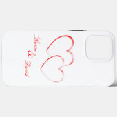Karin & David - Twee harten in liefde - stel het a Case-Mate iPhone Case (Achterkant (horizontaal))