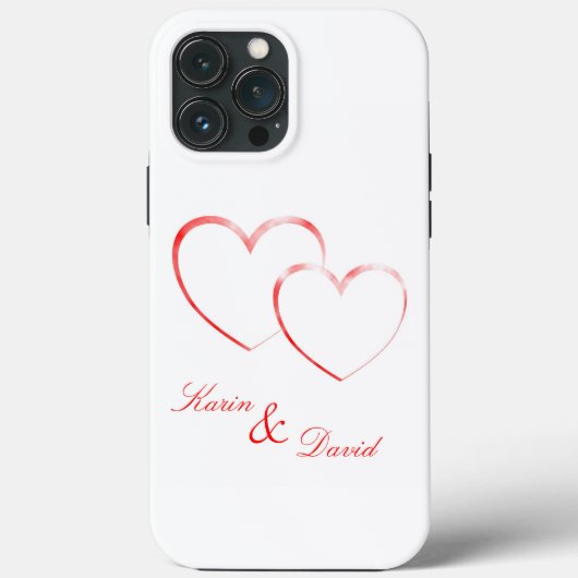 Karin & David - Twee harten in liefde - stel het a Case-Mate iPhone Case (Achterkant)