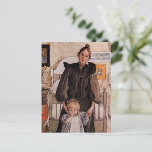 Karin en Kersti c1890 Briefkaart (Staand voorkant)