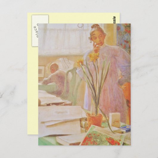 Karin in the Studio Briefkaart (Voorkant / Achterkant)