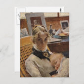 Karin met Baby Briefkaart (Voorkant / Achterkant)