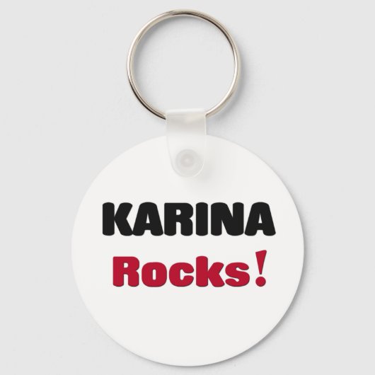 Karina Rocks Sleutelhanger (Voorkant)