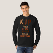 Karine Jean Pierre First Black Woman Press Secreta T-shirt (Voorkant volledig)