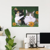 Kari's Cats Poster (Thuiskantoor)