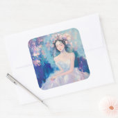 Karissa Kleur Glanzende Sticker (Envelop)