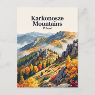 Karkonosze-gebergte Polen Briefkaart