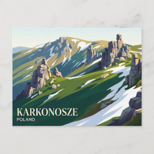 Karkonosze Nationaal Park Polen Briefkaart