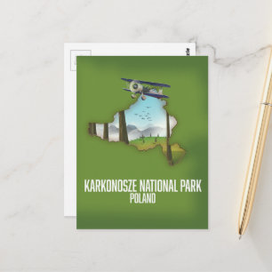 Karkonosze Nationaal Park Polen kaart