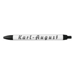 Karl-August Kugelschreiber Zwarte Inkt Pen