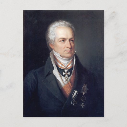 Karl August von Hardenberg Briefkaart (Voorkant)