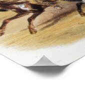 Karl Bodmer - Horse Racing of the Sioux Poster (Hoek)