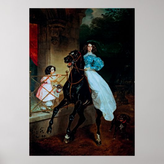Karl Bryullov: Een Rider Poster (Voorkant)