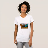 karl de sock logo scoop T shirt voor dames (Voorkant volledig)