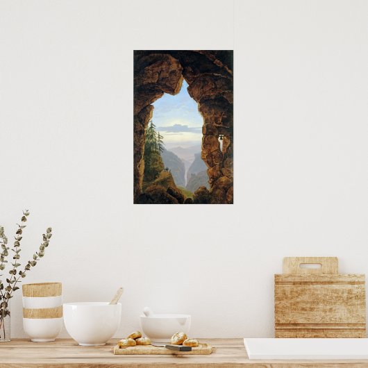 Karl Friedrich Schinkel The Gate in the Rocks Poster (Keuken)