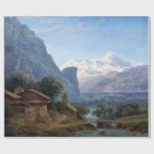 Karl Friedrich Schinkel Uitzicht van Mont Blanc Cadeaupapier (Vlak)
