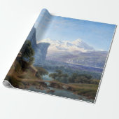 Karl Friedrich Schinkel Uitzicht van Mont Blanc Cadeaupapier (Uitgerold)