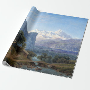 Karl Friedrich Schinkel Uitzicht van Mont Blanc Cadeaupapier