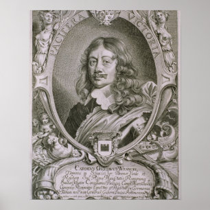 Karl Gustav Wrangel (1603-73) van 'Portraits des' Poster