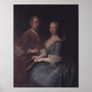 Karl-Heinrich Graun en zijn vrouw Anna-Louise Poster
