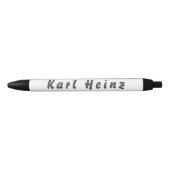 Karl Heinz Kugelschreiber Zwarte Inkt Pen (Voorkant)
