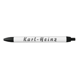 Karl-Heinz Kugelschreiber Zwarte Inkt Pen