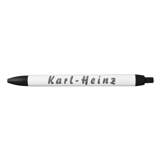 Karl-Heinz Kugelschreiber Zwarte Inkt Pen (Voorkant)