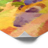 Karl Isakson Uitzicht over Gudhjem Poster (Hoek)